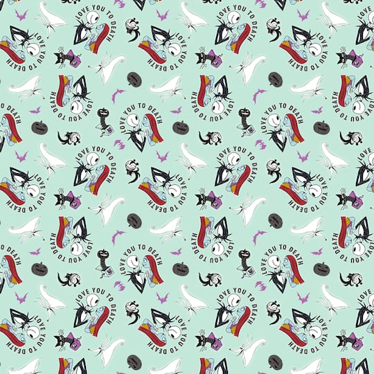 Disney® Nightmare Before Christmas Love You to Death Cotton Fabric